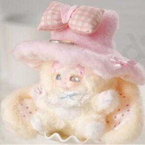Lucky Deer Nai Witch's Letter Cute Maker Blind Box Plush Pink Hat‎ Cream Bunny